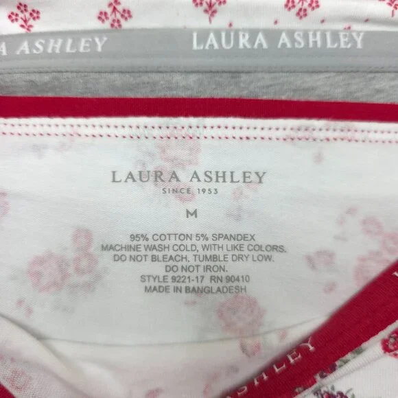 Laura Ashley Womens Medium Cotton Spandex Floral Panties Briefs 5-Pack Tag Free - Picture 7 of 13